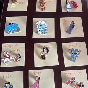 Disney Character Pin Collection